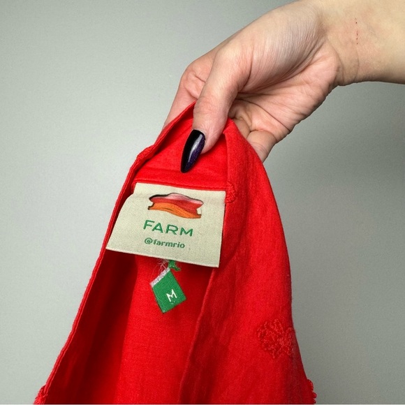 FARM RIO Ruffle Embellishment Mini Skirt Medium - Picture 5 of 6